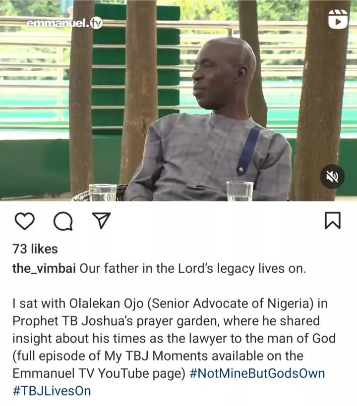 Media personality Vimbai, Daddy Showkey and singer Victor Adere speak up in defence of T.B. Joshua after incriminating BBC documentary
