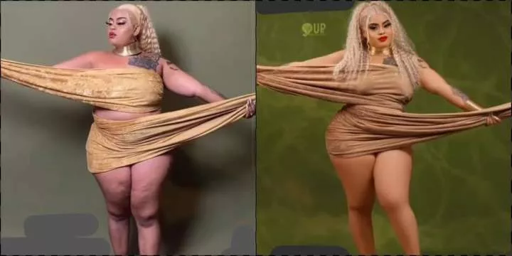 Photographer causes a buzz following transformation of a lady