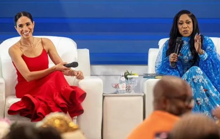 Meghan Markle and Dr Ngozi Okonjo-Iweala host Women in Leadership summit in Nigeria (photos/video