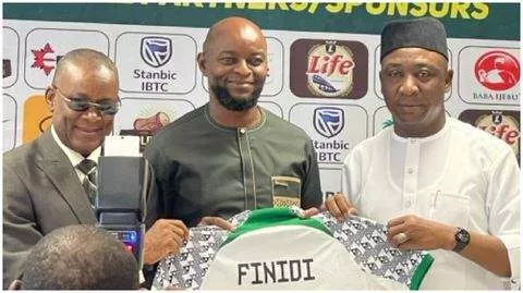 OFFICIAL: NFF unveils Finidi George as coach of Nigeria national football team Super Eagles