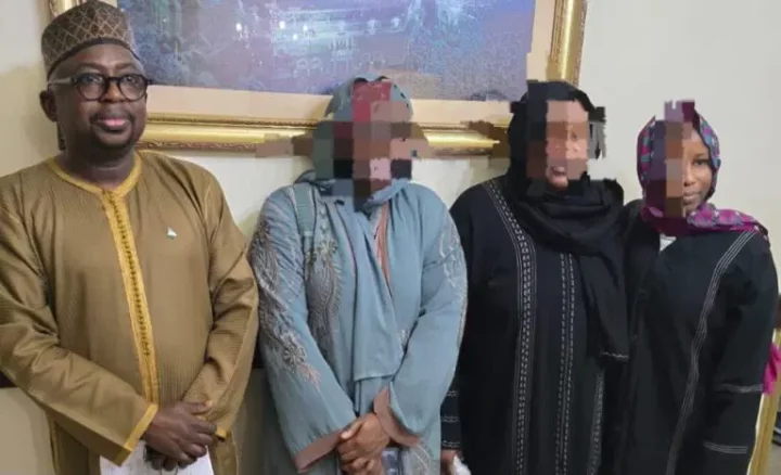 Saudi Arabia releases three Nigerian ladies after 10 months in jail over drugs