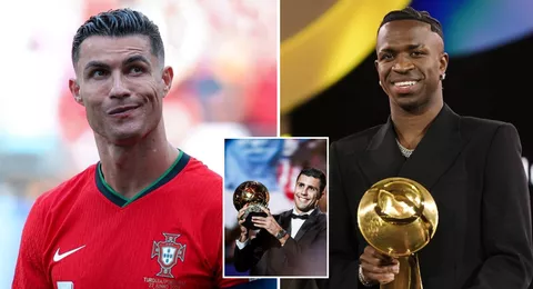 Vinicius should have won - Cristiano Ronaldo RUBBISHES Rodri's Ballon d'Or win to back his Madrid successor