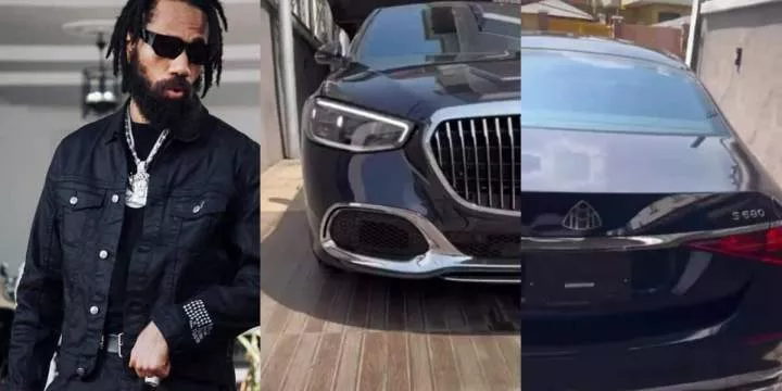 Phyno acquires 2024 Maybach S680, video surfaces