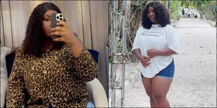 Lady sad as boyfriend rudely dumps her over her stomach size