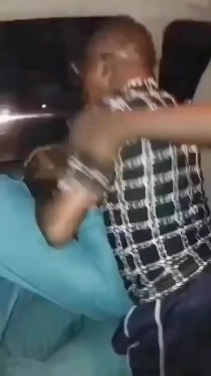 'Maybe he removed his wig' - Reactions as Aunty Ramota loses cool captured on video beating up producer