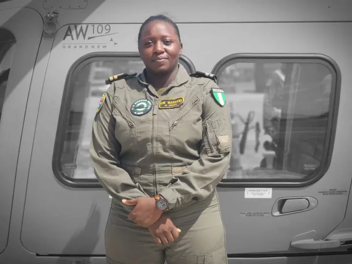 Nigeria gets first female Navy aircraft pilot