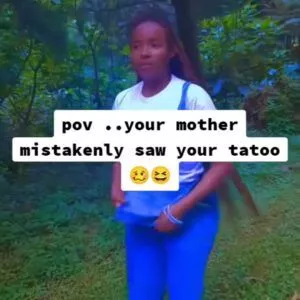 Mother uses holy water to chase away evil spirits after daughter gets a tattoo, video goes viral