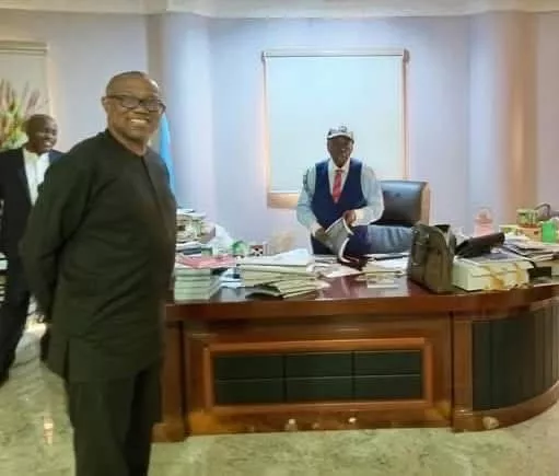 Peter Obi visits Afe Babalola over Farotimi's defamation case