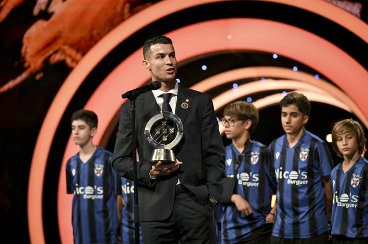 PHOTOS: Portugal honour Cristiano Ronaldo with #QuinasDeOuro2024 award