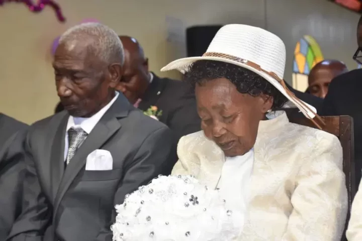 95-year-old man weds 90-year-old bride in Kenya