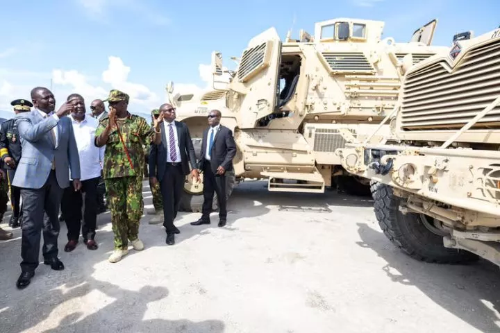 Kenyan police make their presence felt in Haiti