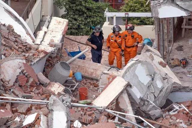 One de@d, many trapped as 10-storey hotel collapses in Argentina