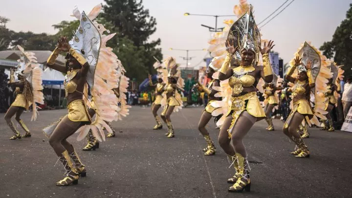 Calabar Carnival in Cross River State is the biggest carnival in Nigeria, Africa's most populous country.