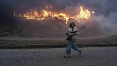 Before and after: How wildfires tore through LA (Photos)