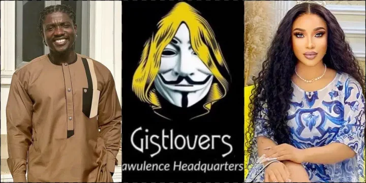 VeryDarkMan shares proof alleging Tonto Dikeh as owner of Gistlover