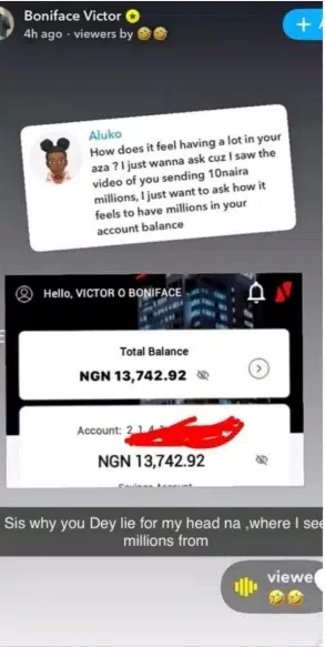 'How does it feel to have millions in your bank account' - Fan asks Victor Boniface, he replies