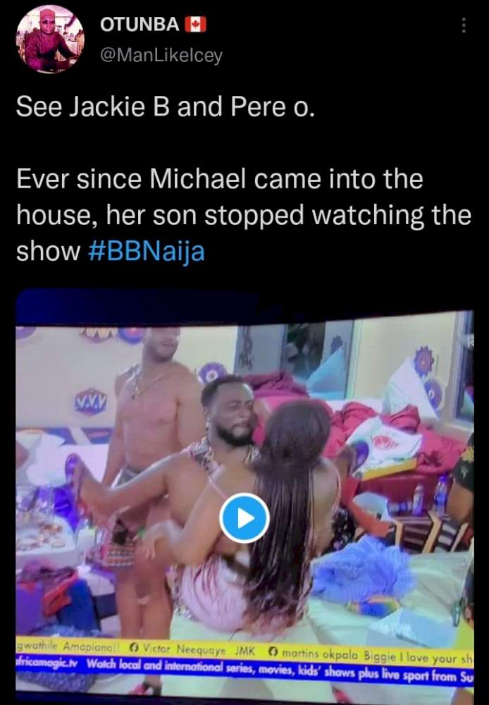 BBNaija: Reactions as Jackie B and Pere danced seductively after last night's show