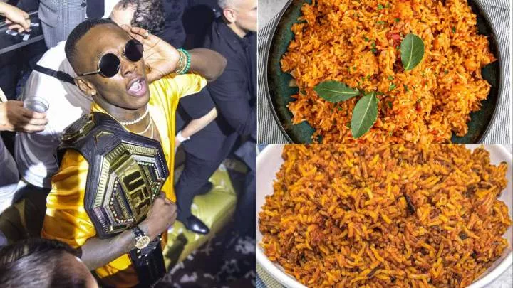 The two-time middleweight title holder of the Ultimate Fighting Championship (UFC), Adesanya, was a guest on the Flagrant Podcast to talk jollof wars between Nigeria and Ghana