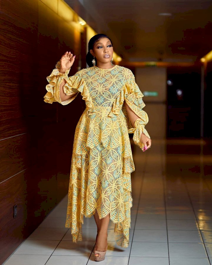 Actress, Rita Dominic shows off her South African dance steps (Video)