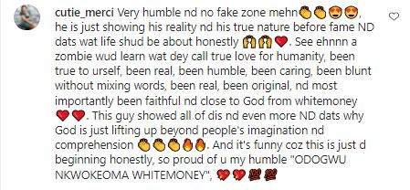'Very humble, no fake zone' - WhiteMoney hailed following visit to local roasted yam spot in Enugu (Video)