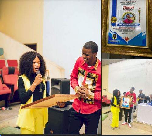 Lady awards her man for being a caring and supportive boyfriend (Photos)