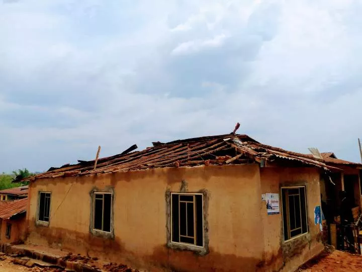 Many rendered homeless as rainstorm destroys houses in Ekiti