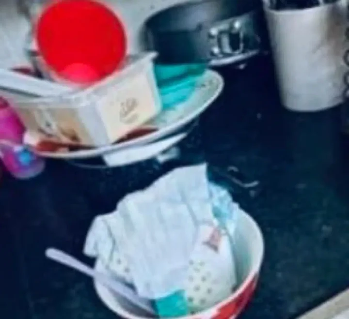Man seeks help over wife's habit of leaving diapers in plates Man seeks help over wife's habit of leaving diapers in plates