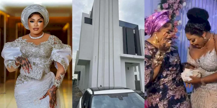 "I only did pre-house warming, the main party is in September" - Bobrisky updates fans on his N400m mansion