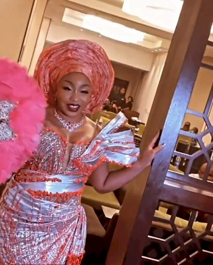 Rita Dominic steps out in her second outfit (photos/videos)