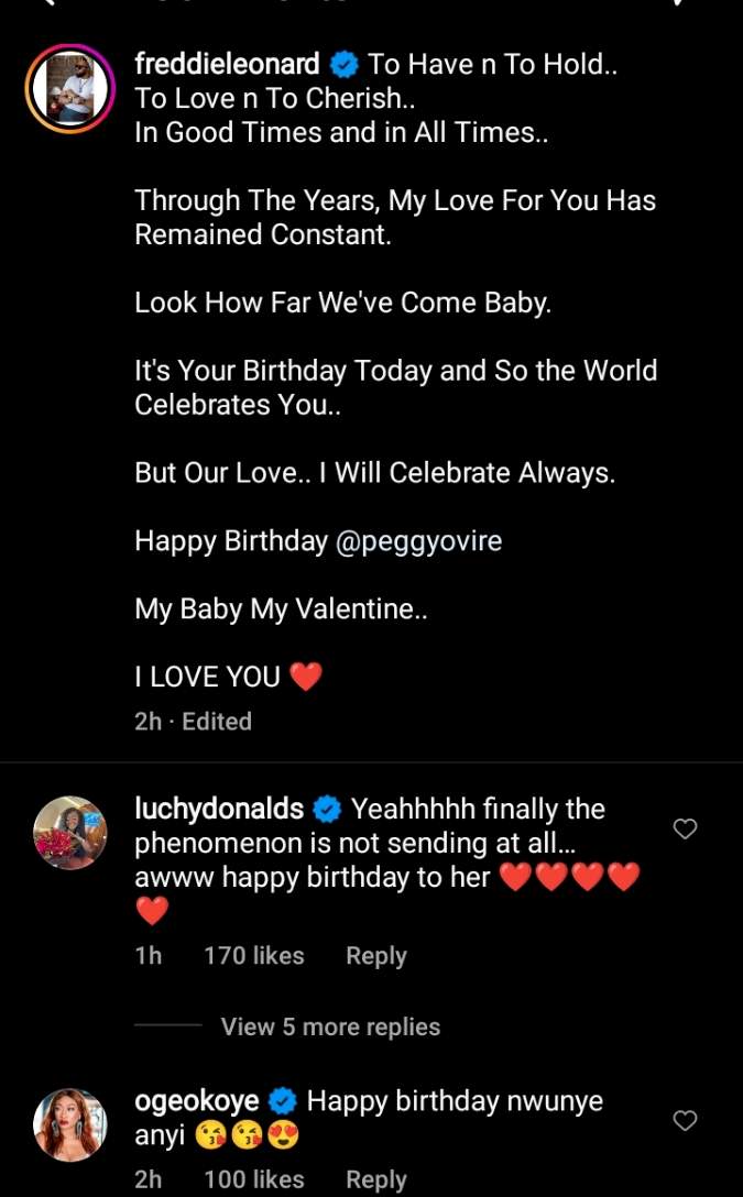 Destiny Etiko, Luchy Donalds, others react as Freddie Leonard unveils the 'woman' in his life