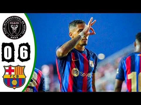 Inter Miami 0 - 6 FC Barcelona (Jul-19-2022) Club Friendlies Highlights