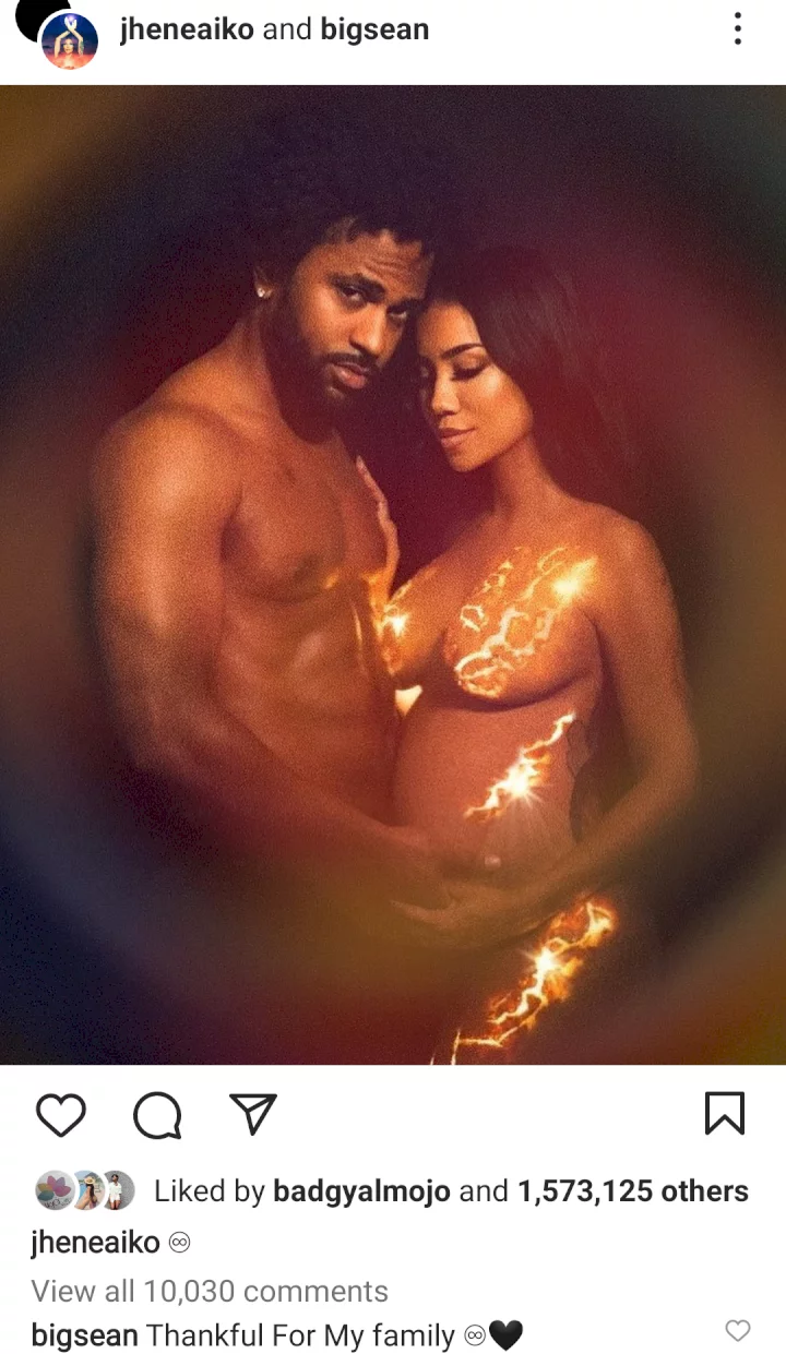 Jhené Aiko and boyfriend Big Sean pose nude for maternity shoot
