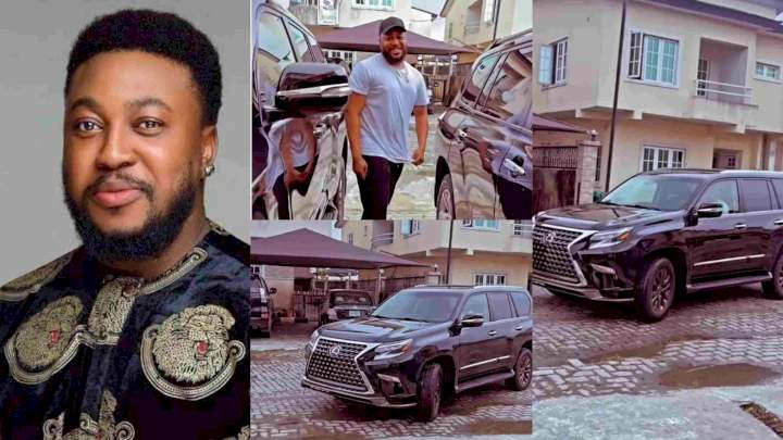 Weeks after acquiring palatial house, Nosa Rex splashes millions on Lexus SUV (Video)