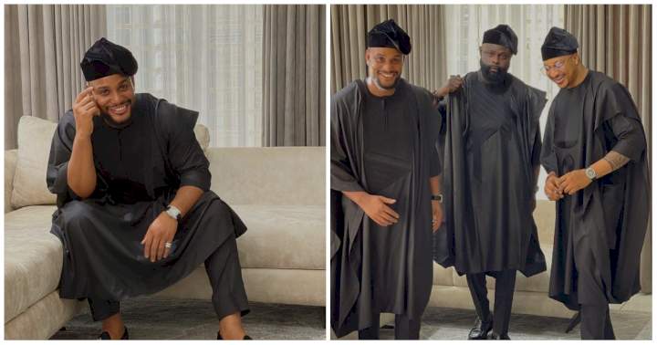 "Las las na one village cousin of yours go do your best man" - reactions as Alex Ekubo is confused on choice of best man between Yomi Casual & IK Ogbonna