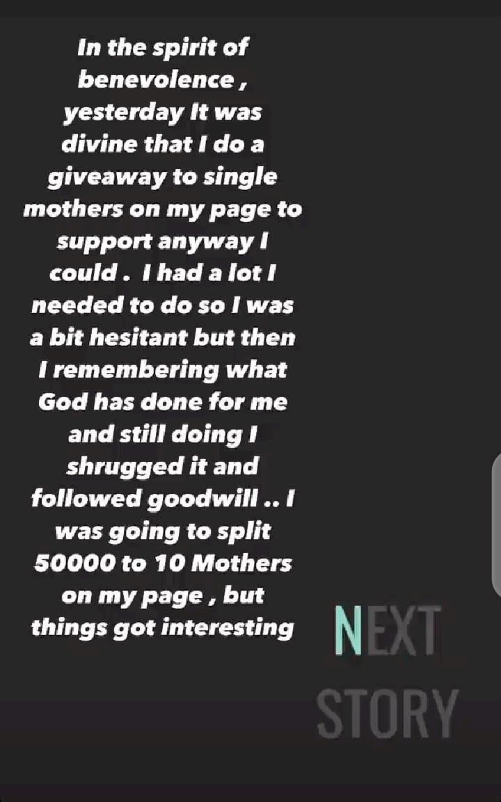 BBNaija Frodd shares awful experience with giveaway winner after he sent N50k instead of N5k