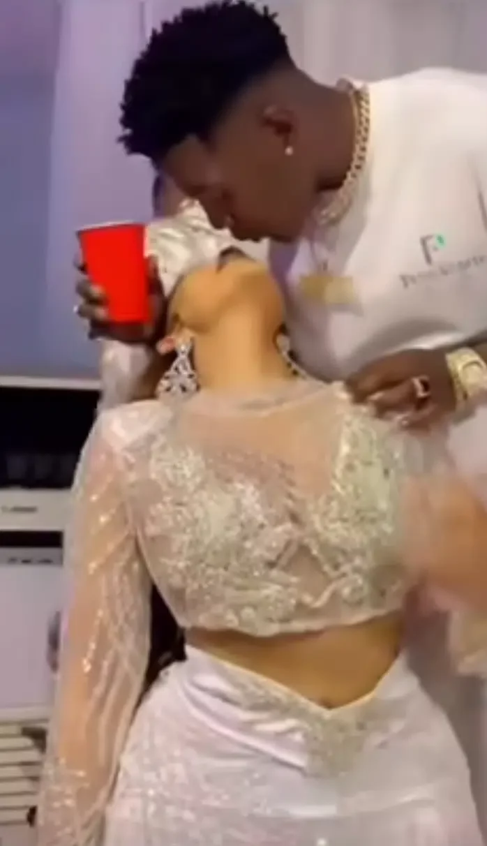 'So this is love?' - Video of man feeding wife with water from his mouth gets tongues wagging