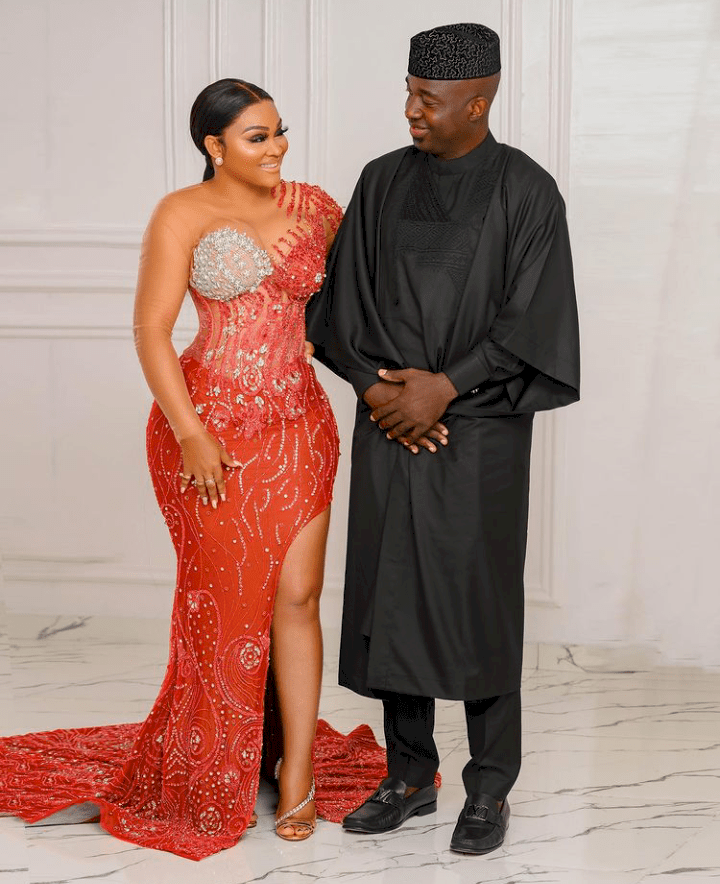 Mercy Aigbe allegedly weds married lover, Adekaz amid online drags (Video)