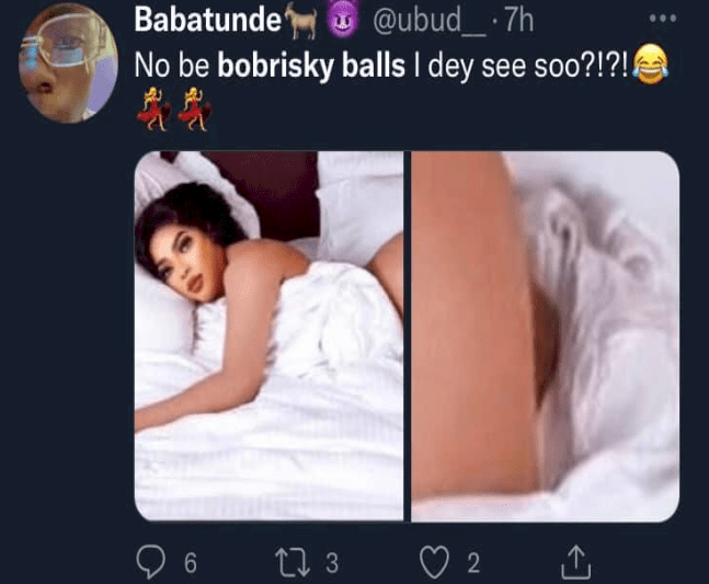 Bobrisky's bedroom photo exposes his 'balls' - Nigerians allege (Photos)