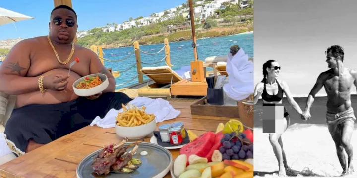Cubana Chiefpriest shares photo from vacation as he shades broke people with summer bodies