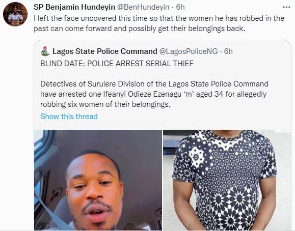 Blind date: Police arrest alleged serial thief who lures women to different hotels where he drugs and robs them of their belongings