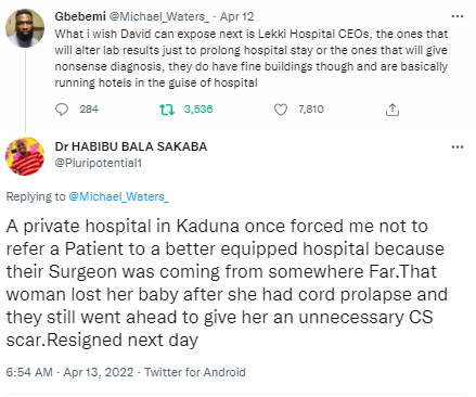 Nigerian doctor shares sad story of how a pregnant woman lost her baby because hospital management refused him to refer her to a better equipped hospital