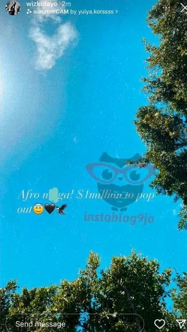''She tell me say' don dey show off' - Netizens react as Wizkid reveals receiving $1m to perform at an event