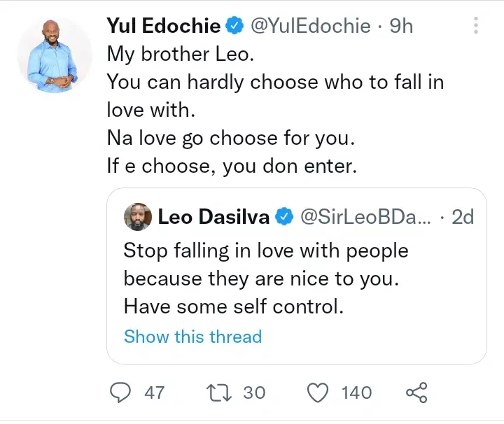 'Cheating is cheating' - Netizens lambast Yul Edochie over comment made about love to Leo Dasilva