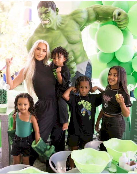 Kim Kardashian celebrates her son Psalm West's 3rd birthday with lavish Hulk-themed party (photos)