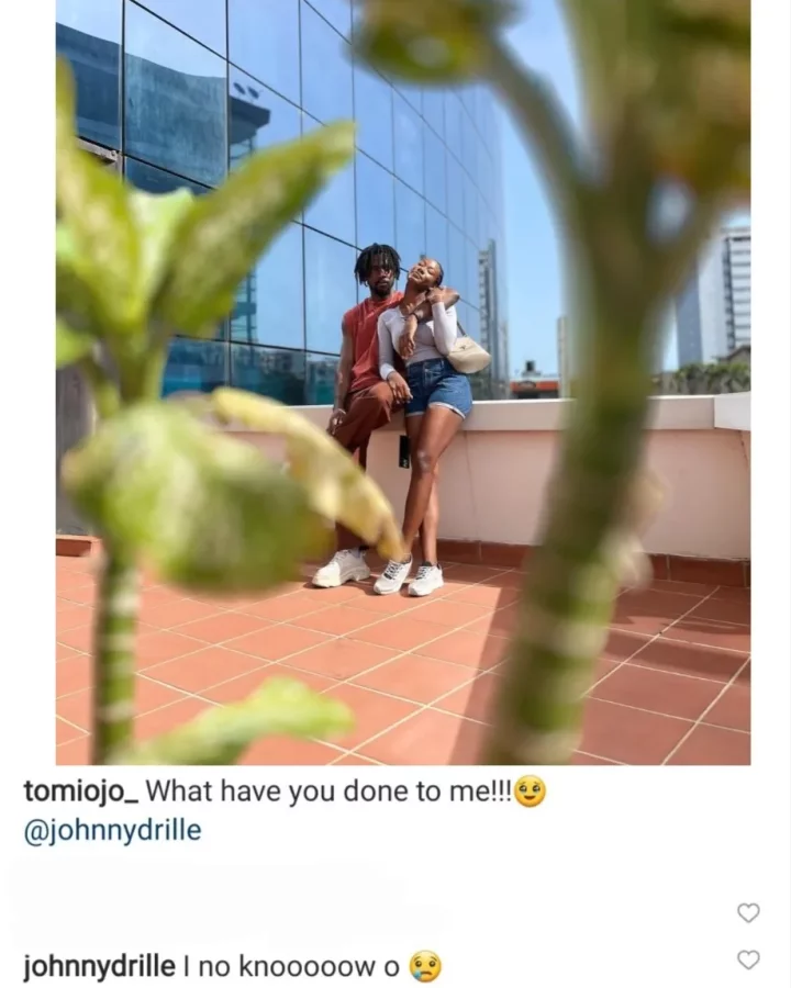 Reactions as Johnny Drille and actress Tomi Ojo flaunt their 'love' years after she said he'll be the father of her children