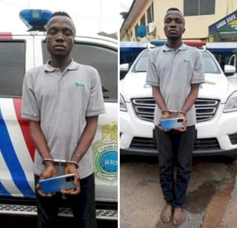 Police arrest serial phone thief two months after he was rescued from jungle justice for same crime in Lagos