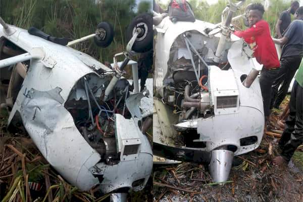 24-year-old female trainee pilot rescued by fishermen after plane crash in Uganda 