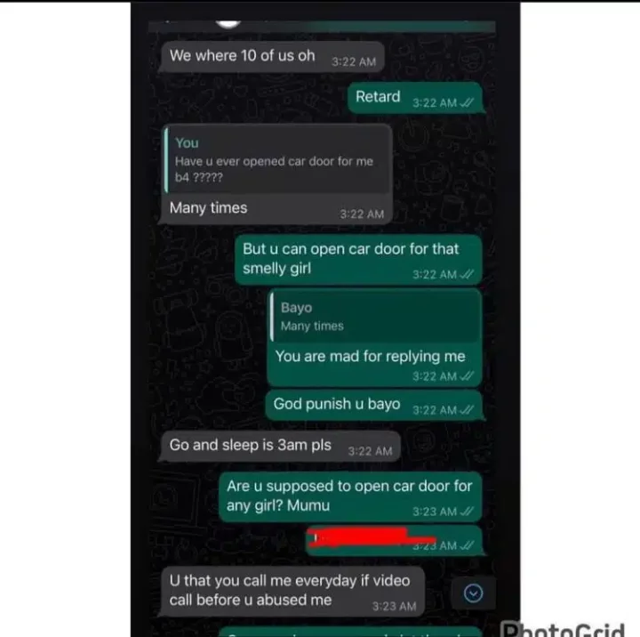 'I get pikin for outside?' - Davido's cousin, B-Red shades him in alleged leaked chat with wife, Faith