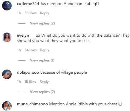 'Mention Annie with your chest' - Reactions as Gifty Powers makes shady post following Annie Idibia's N50M Val gift