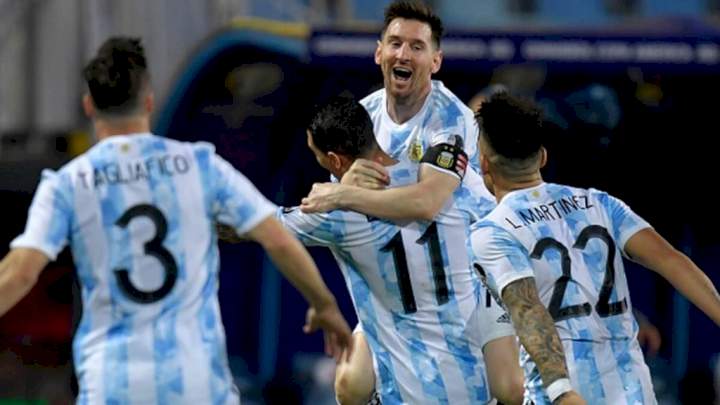 Copa America: Messi reacts as Argentina qualify for semi-final